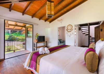 Colonial Deluxe con terraza y vista a la montaña