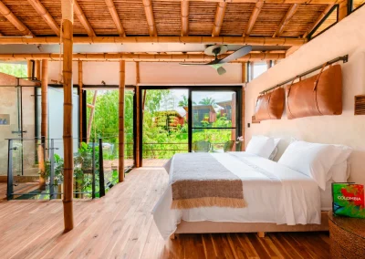Eco Lodge Sauna y vista al jardín